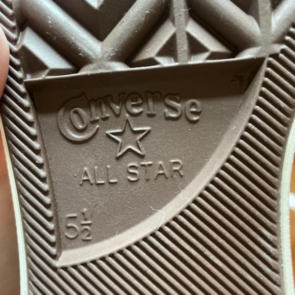 Converse Chuck Taylor All Star Size 7.5 Platform Sneaker Light Pink NWOB - Picture 4 of 4